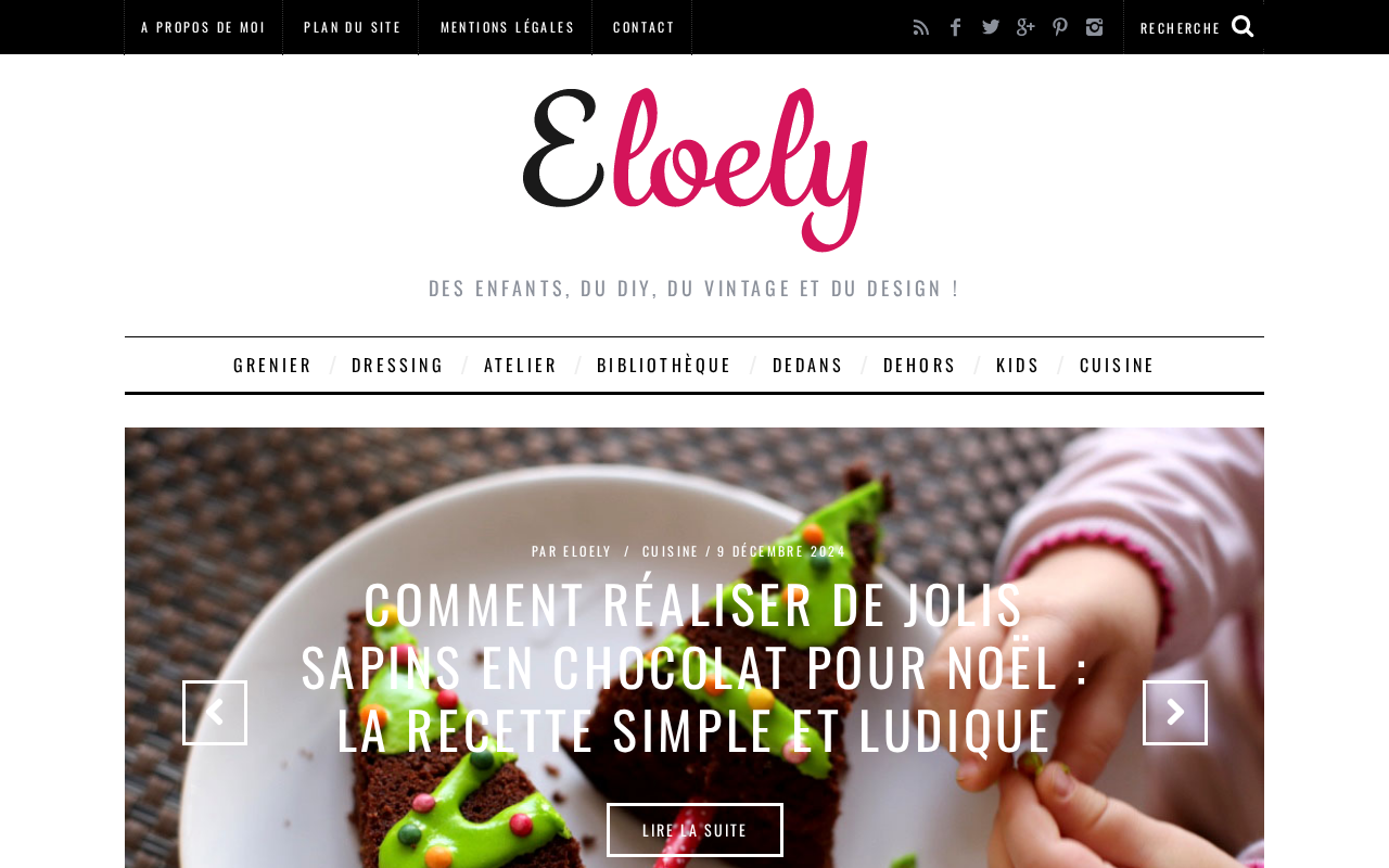 Capture d ecran du blog Eloely