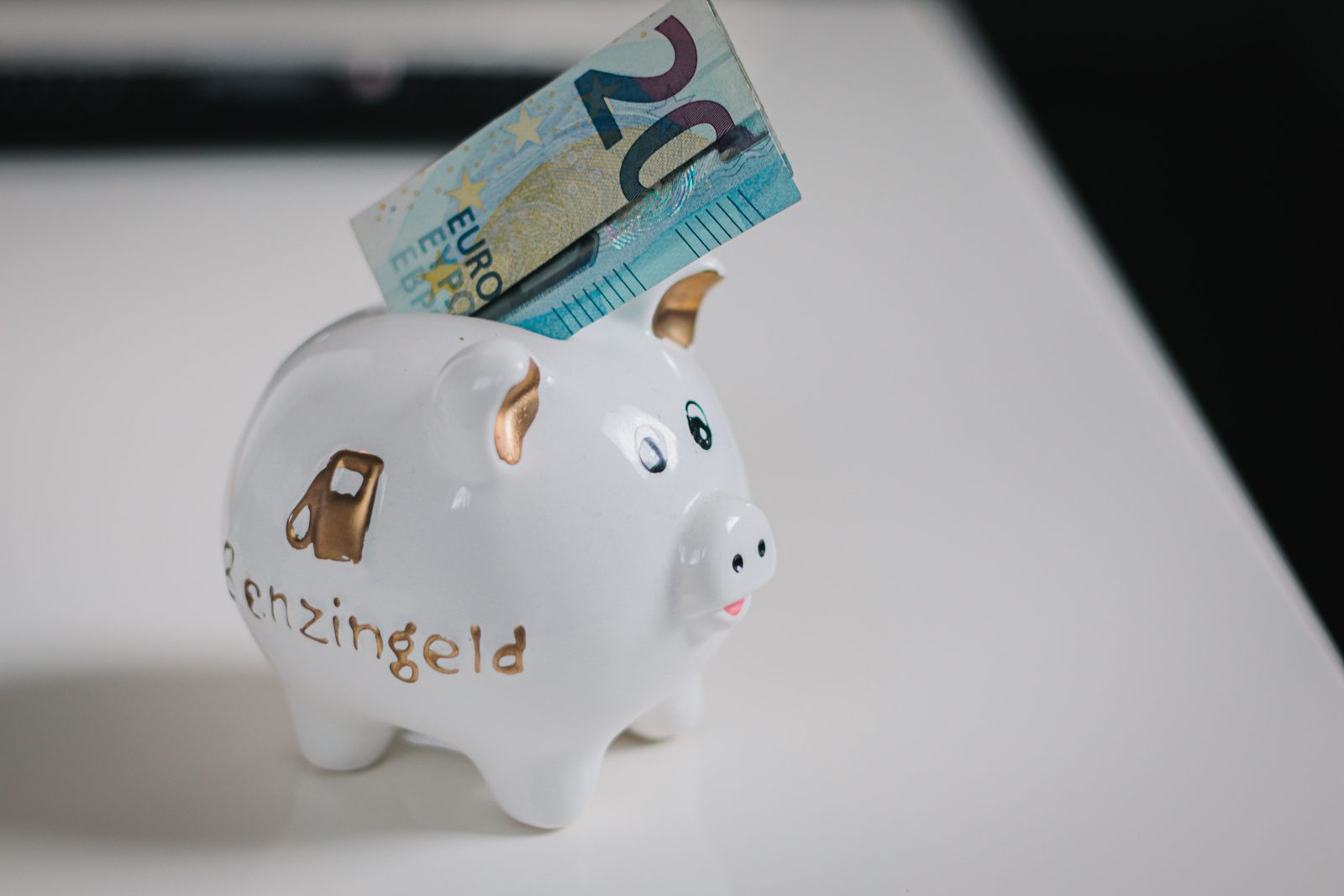 Une tirelire cochon et des pieces d euros symbolisant l epargne des menages