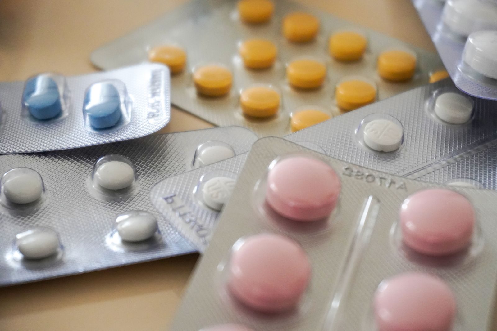 Plaquettes de medicaments variees